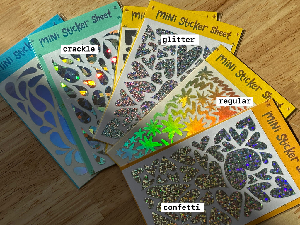 Holographic Mini Sticker Sheet